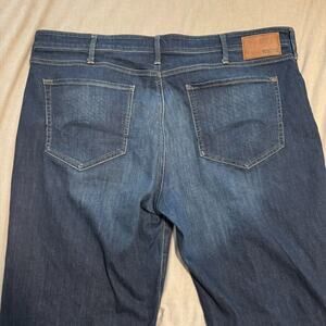 Mavi Max Jeans Mens 42x32 Wide Leg Blue Denim Cotton Stretch